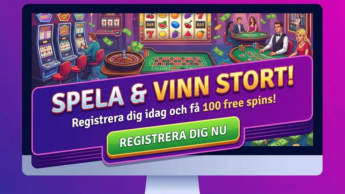 Registrera dig med bonus